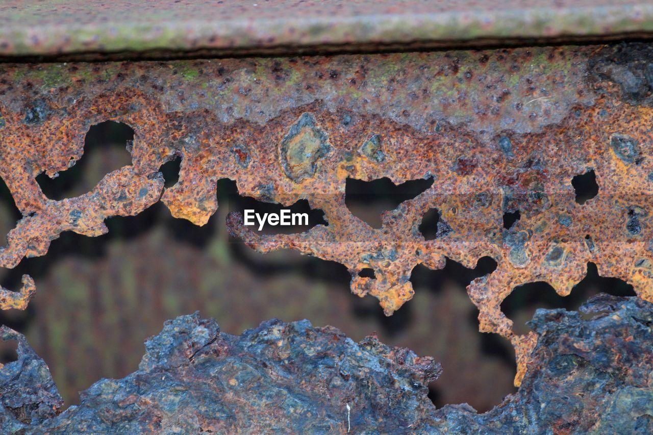 Close-up of rusty metal