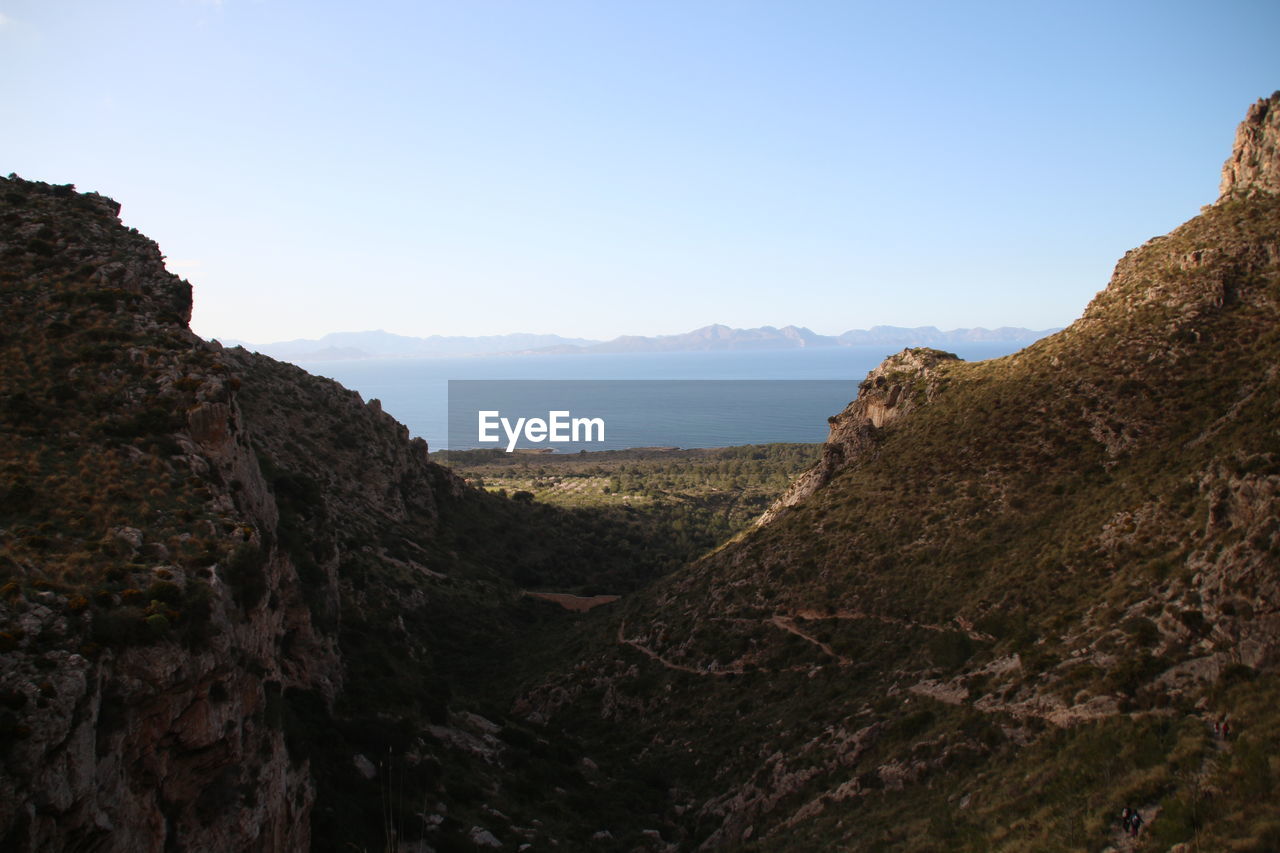 SCENIC VIEW OF LANDSCAPE AGAINST CLEAR SKY