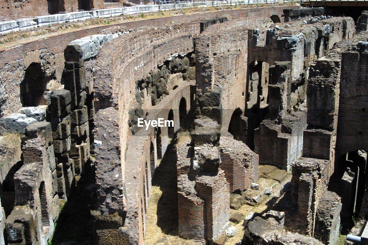 PANORAMIC SHOT OF OLD RUIN