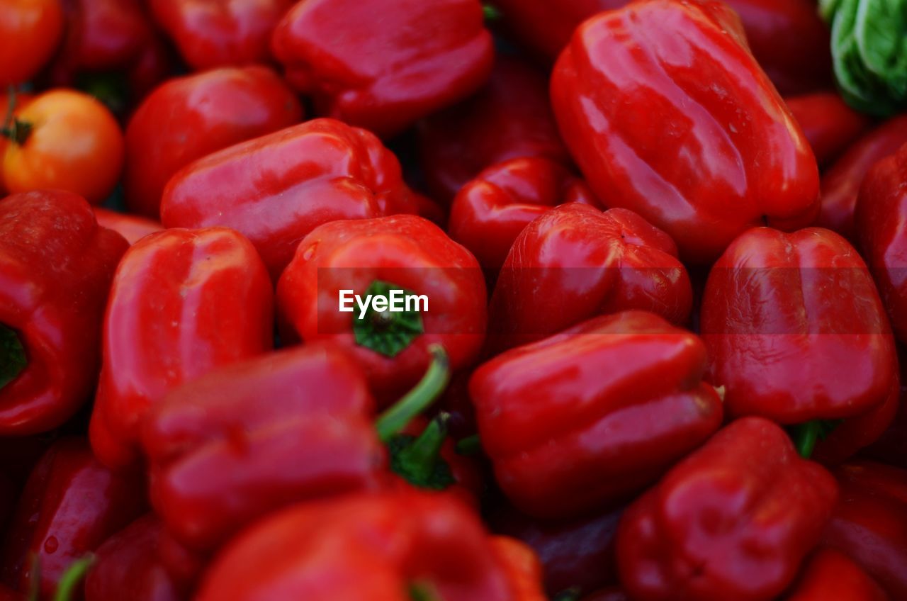 FULL FRAME SHOT OF RED FRUITS FOR SALE