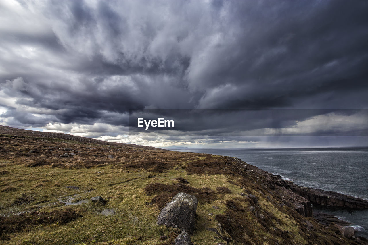 STORM CLOUDS OVER SEA