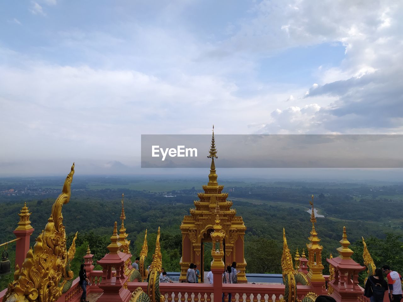 TEMPLE AGAINST BUILDINGS