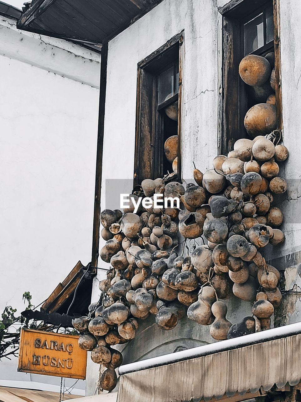 STACK OF LOGS IN HOUSE