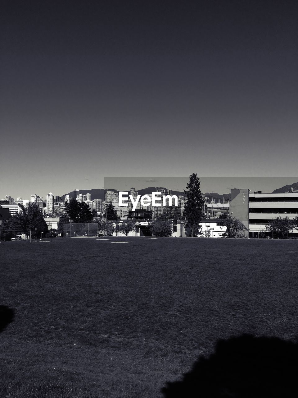 VIEW OF CITYSCAPE AGAINST CLEAR SKY