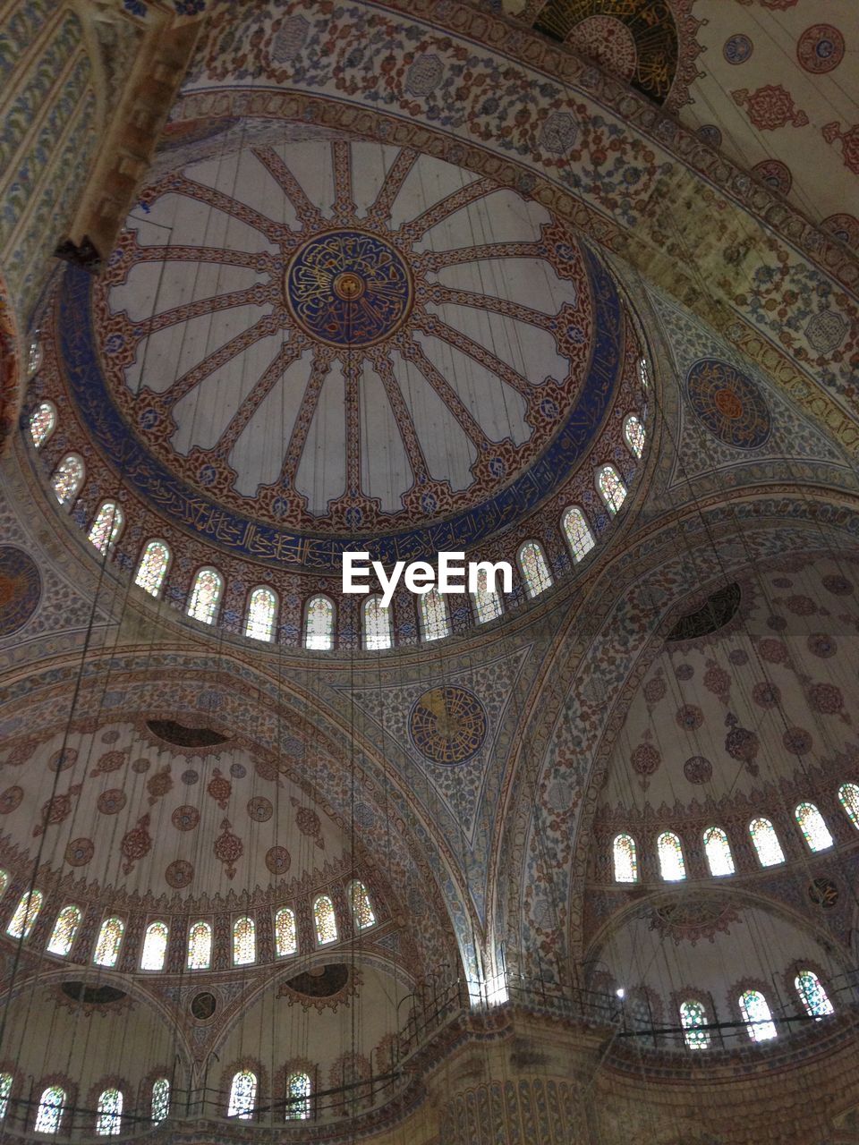 Low angle view of ceiling, hagia sophia 