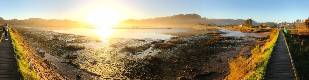 PANORAMIC VIEW OF SEA AGAINST SKY