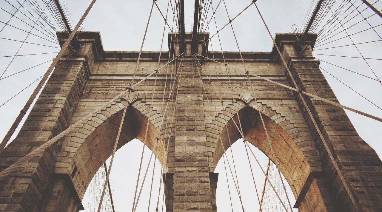 LOW ANGLE VIEW OF ARCH BRIDGE