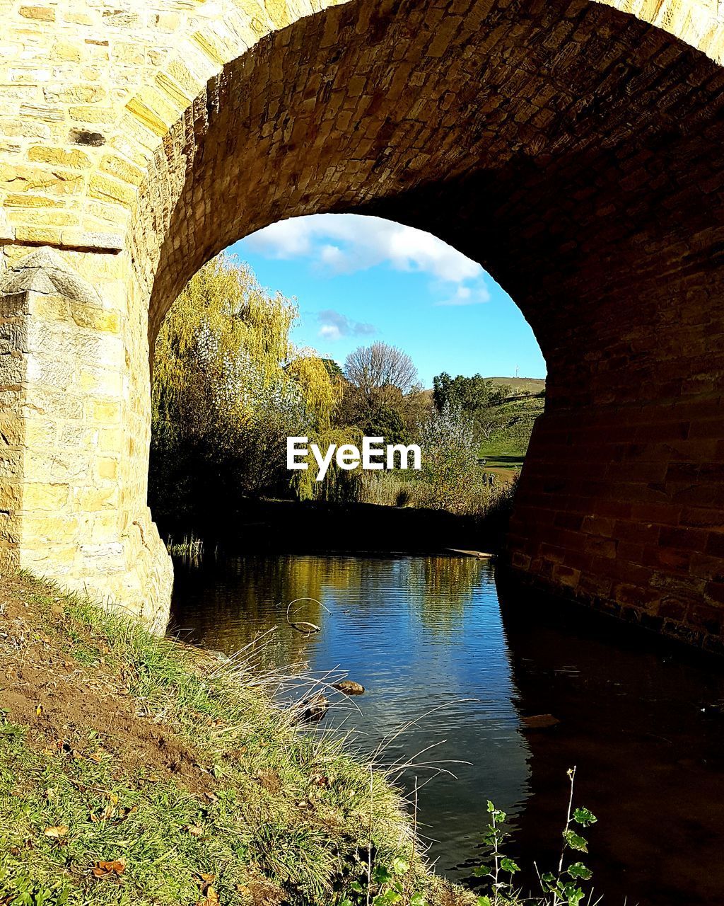 VIEW OF BRIDGE OVER RIVER