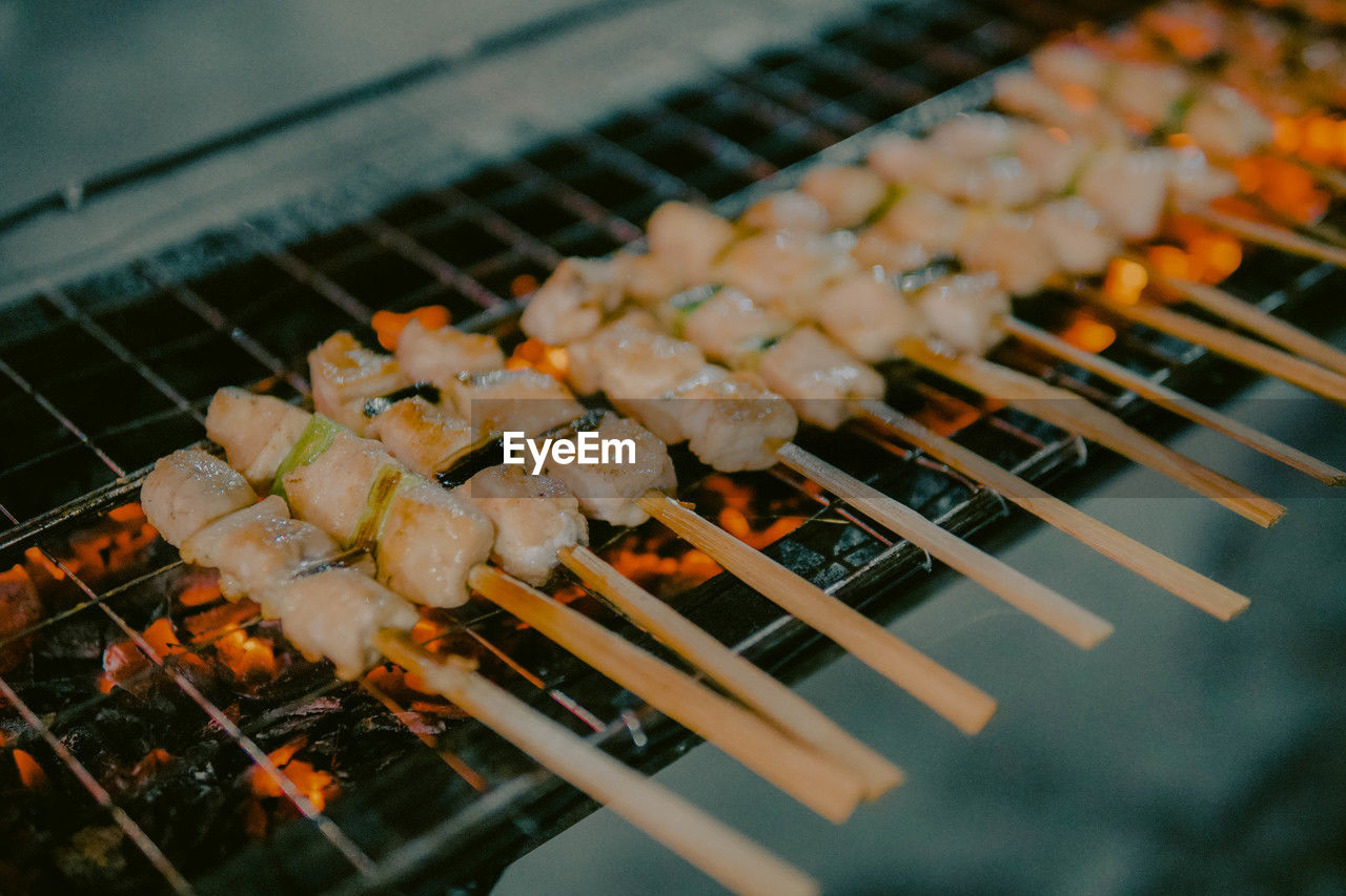 high angle view of food