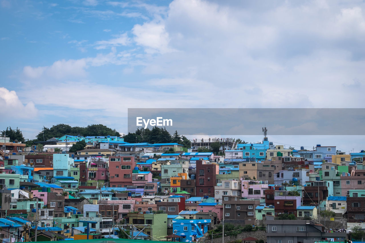 Cityscape against sky