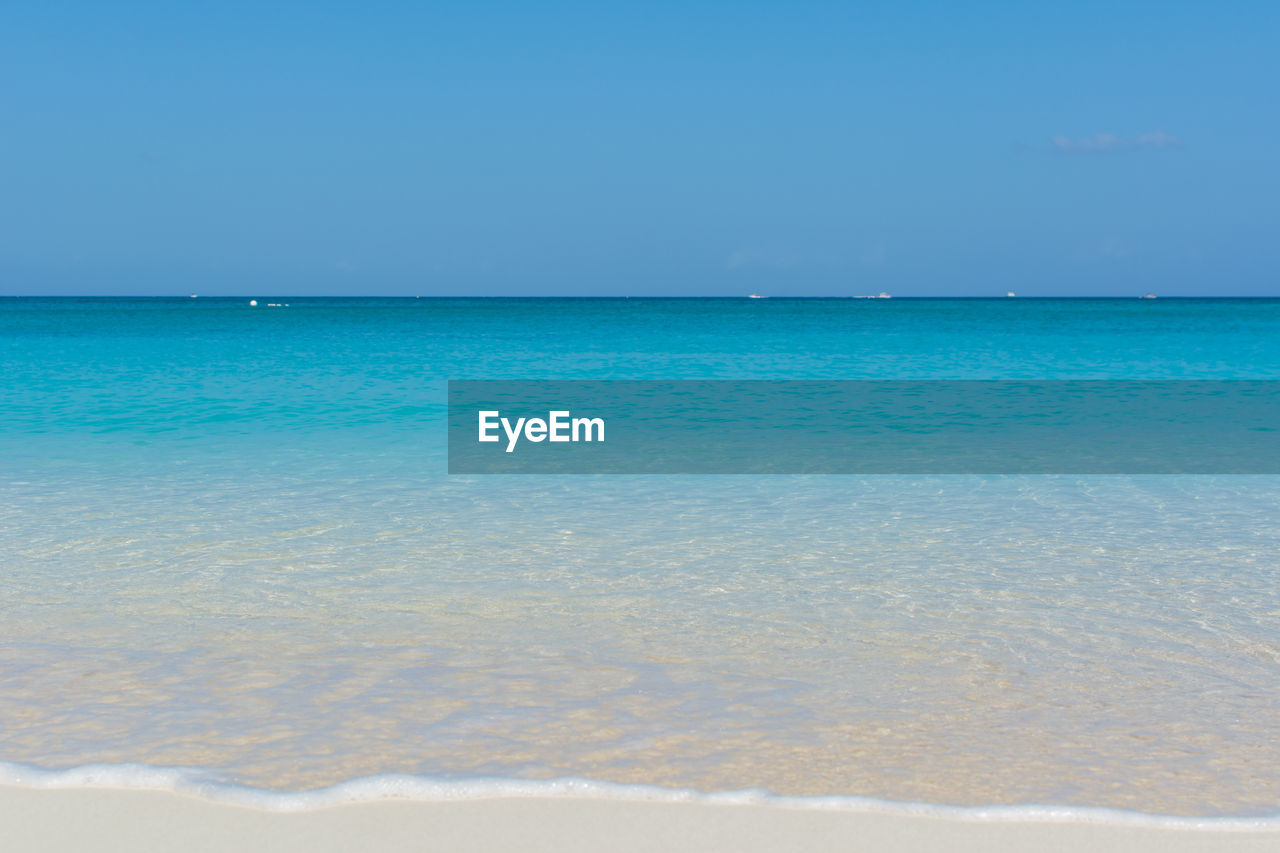 SCENIC VIEW OF SEA AGAINST BLUE SKY