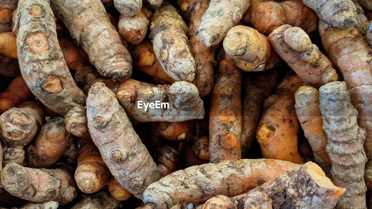 Full frame shot of herb for sale at market stall