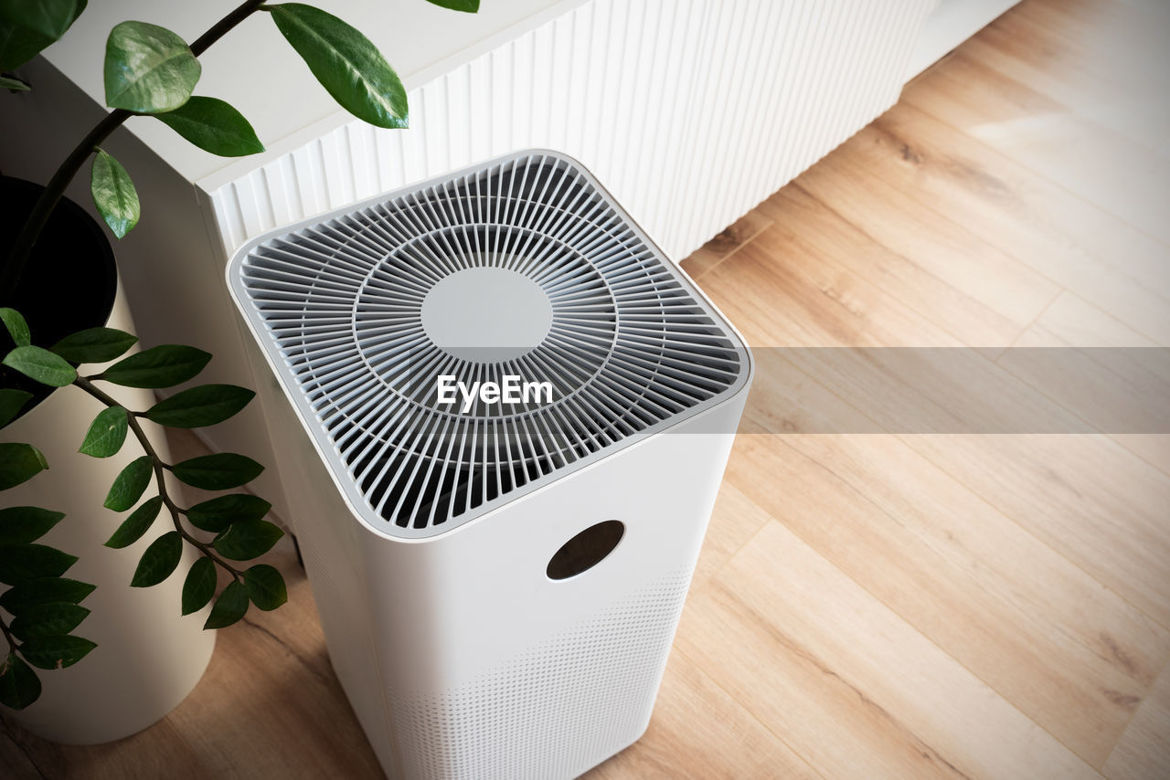 Air purifier in home. air fresh concept. smart home devices