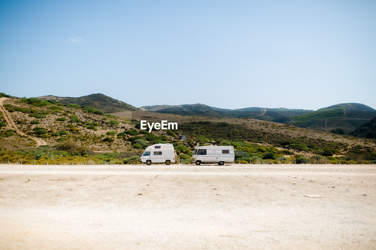 Two camper vans in portugal 