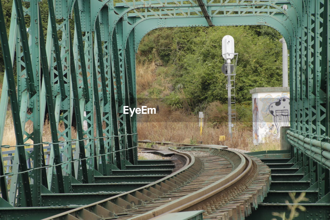 Bridge with railroad track