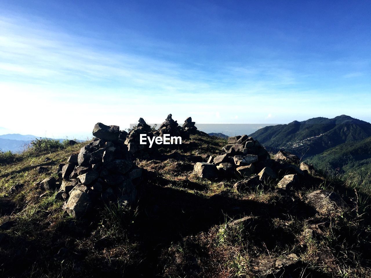 View of mountains against sky