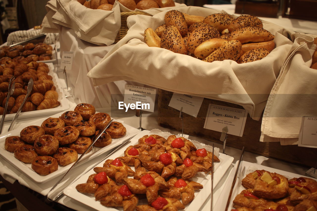 Close-up of food on table