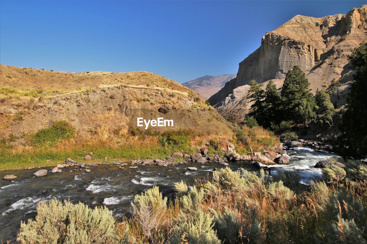 SCENIC VIEW OF ROCKY MOUNTAINS AGAINST SKY