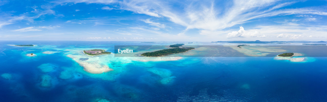 PANORAMIC SHOT OF SEA AGAINST SKY