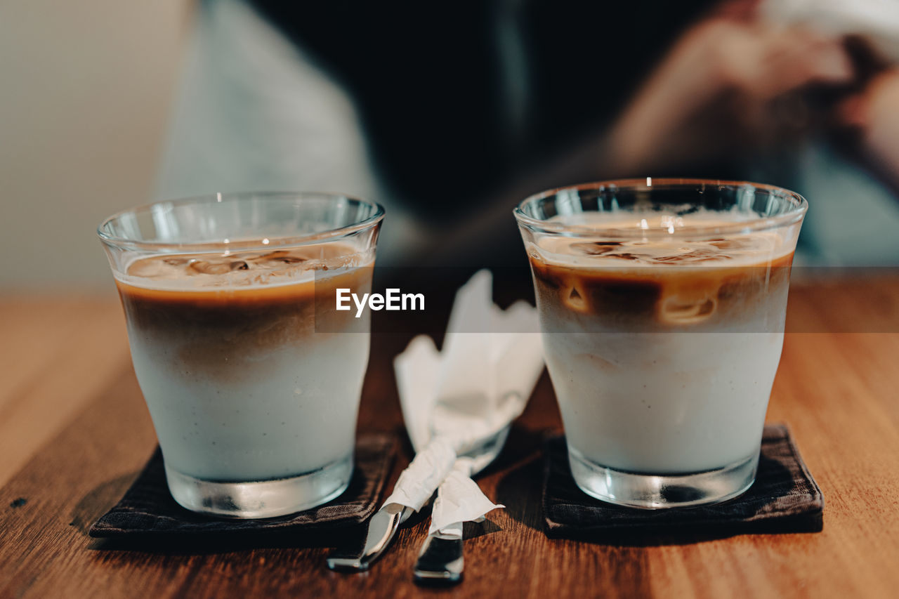 Close-up of drink on table