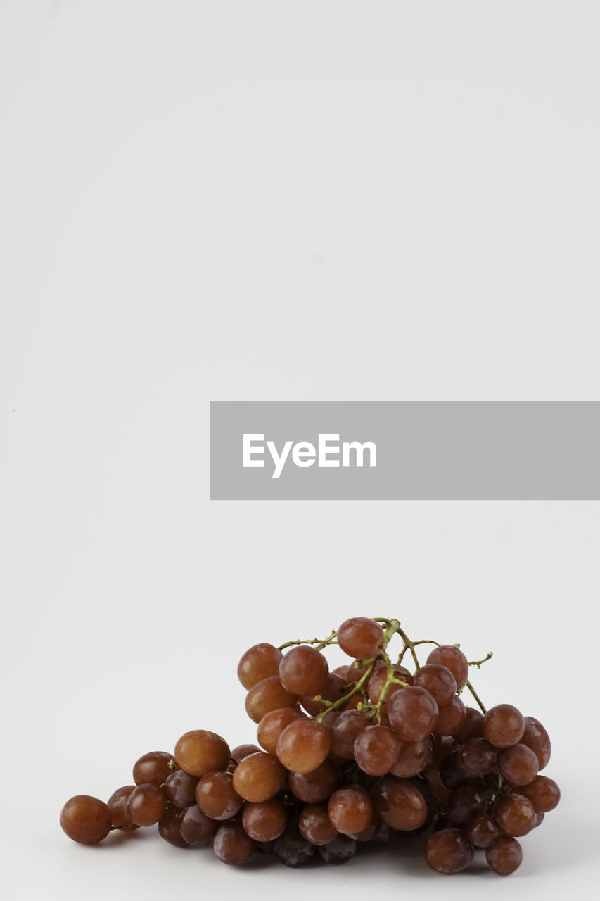 Close-up of fruits against white background