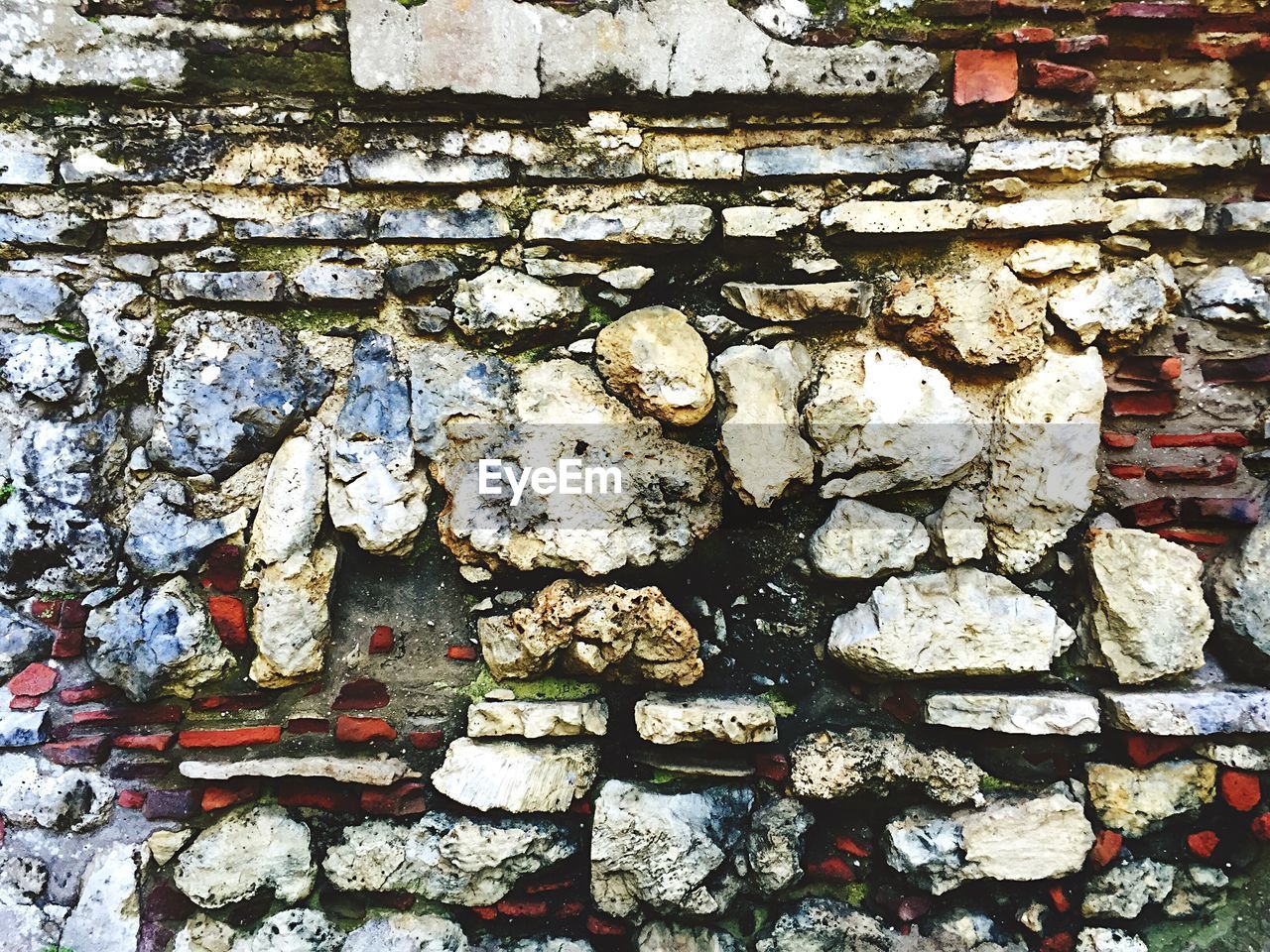 Full frame shot of abandoned wall