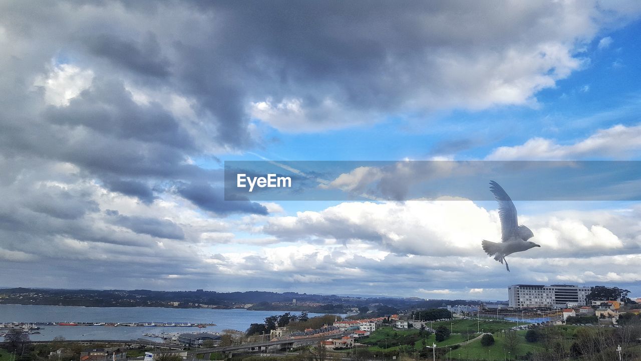 CLOUDY SKY OVER SEA