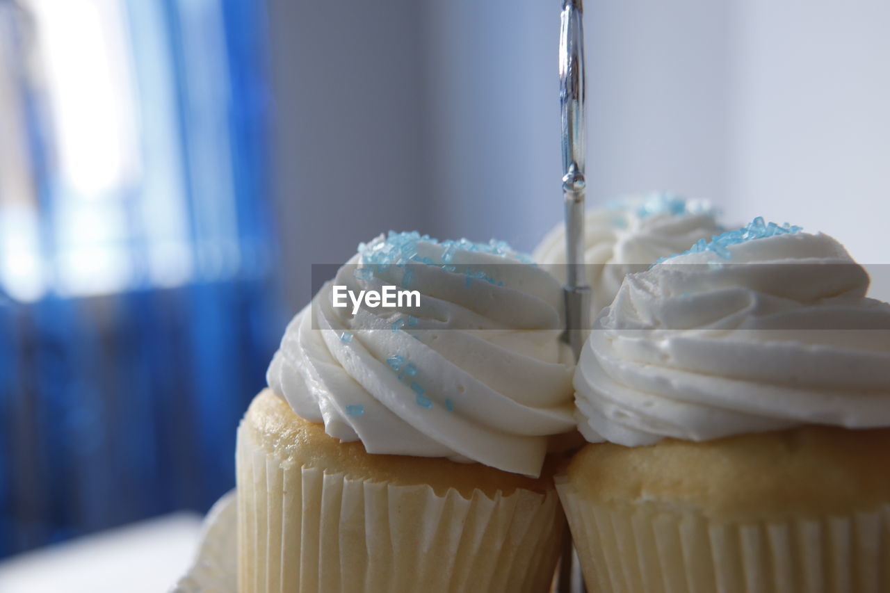 Close-up of cupcakes