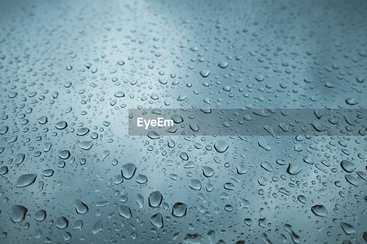 RAINDROPS ON WINDOW
