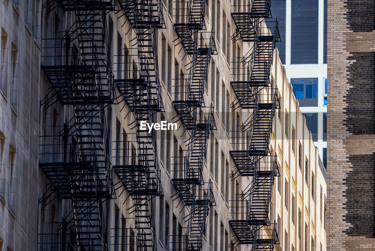 Low angle view of staircase of building