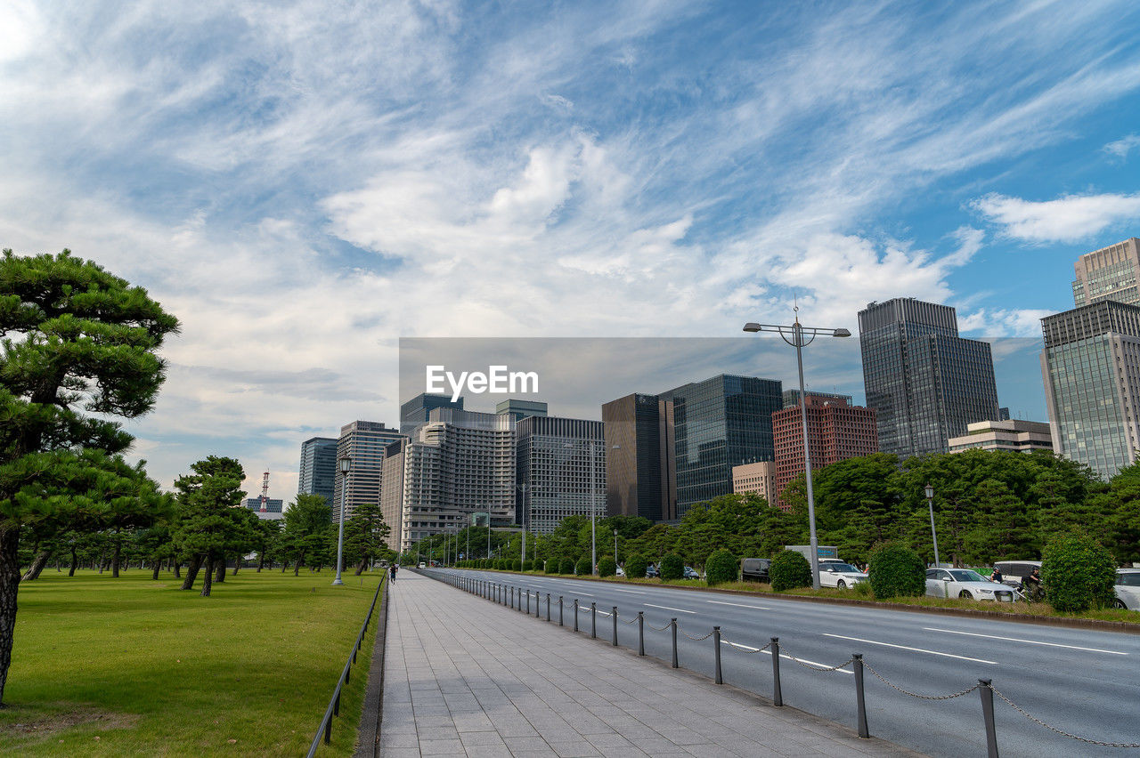 Urban landscape seen from hibiya, chiyoda-ku, tokyo