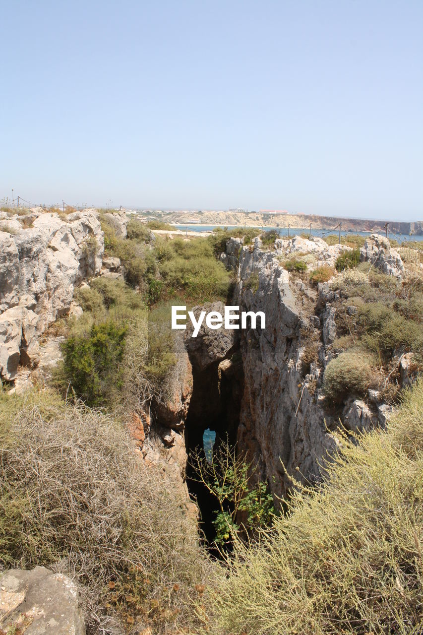 SCENIC VIEW OF ROCK FORMATIONS