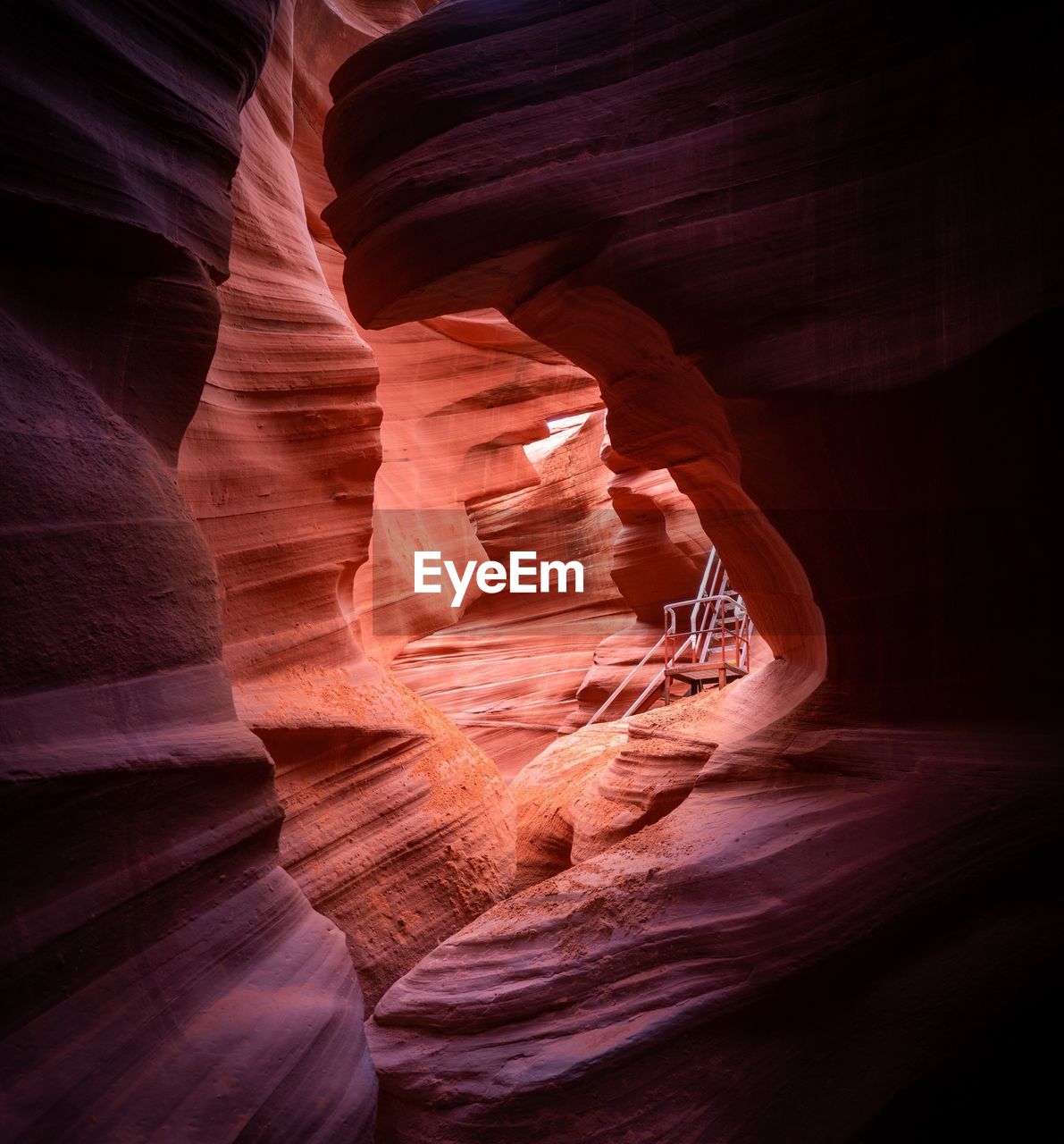 Rock formations in cave