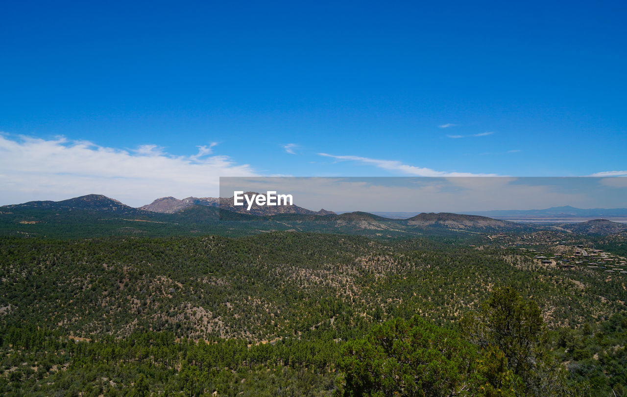 SCENIC VIEW OF LANDSCAPE AND MOUNTAINS AGAINST SKY