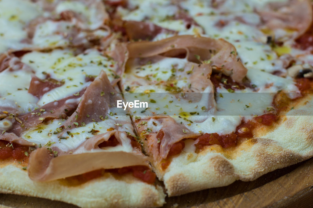 Close-up of pizza