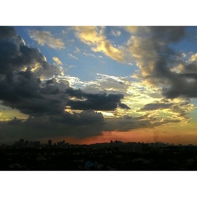 CITYSCAPE AT SUNSET