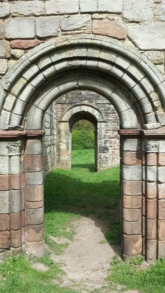 ENTRANCE OF OLD RUIN BUILDING