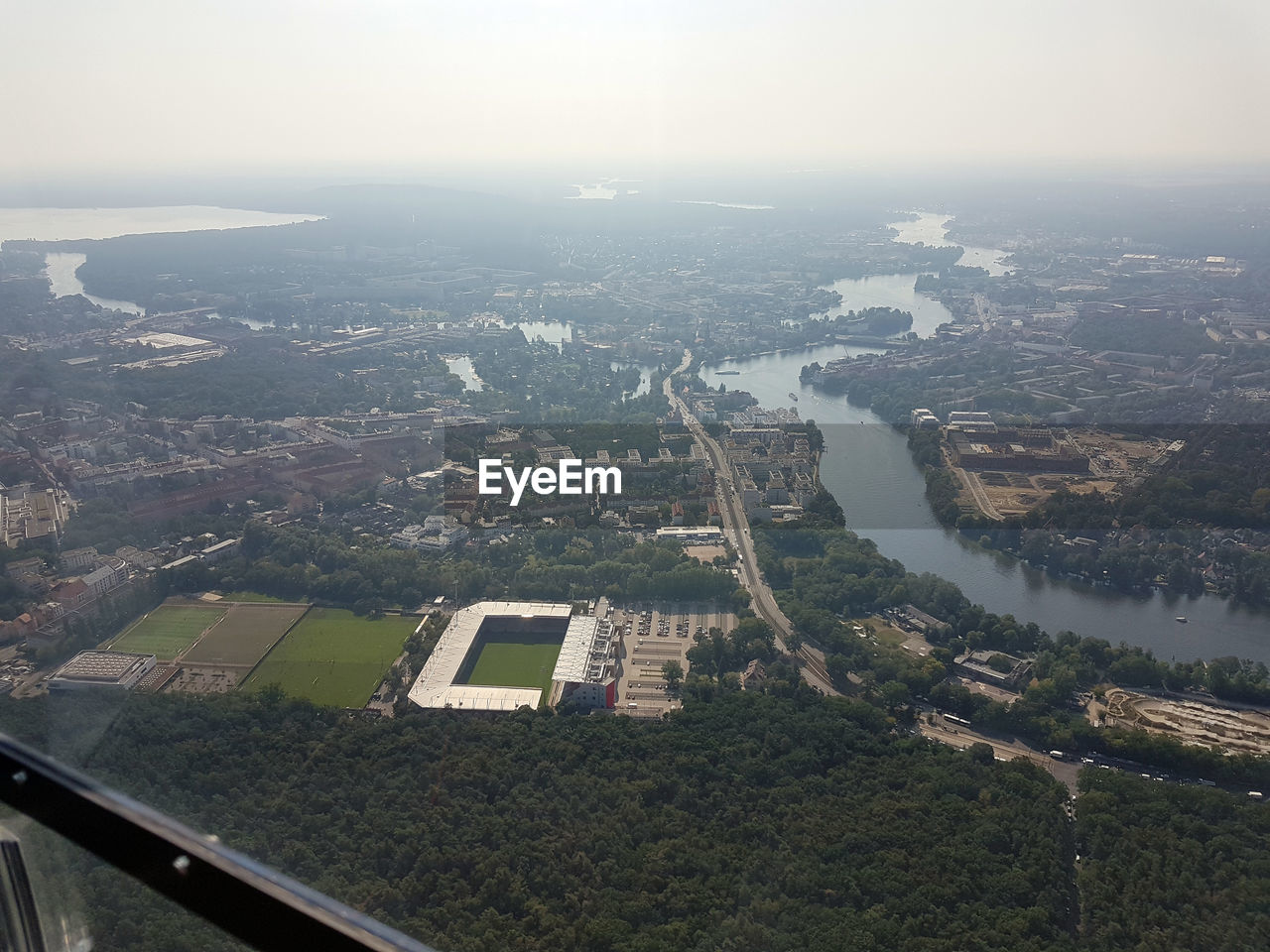 HIGH ANGLE VIEW OF CITY BUILDINGS