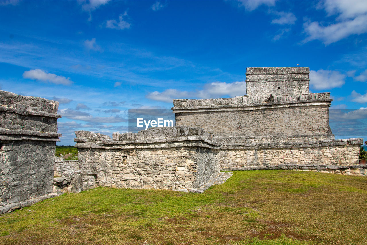 Tulum mexico the castle archeological site