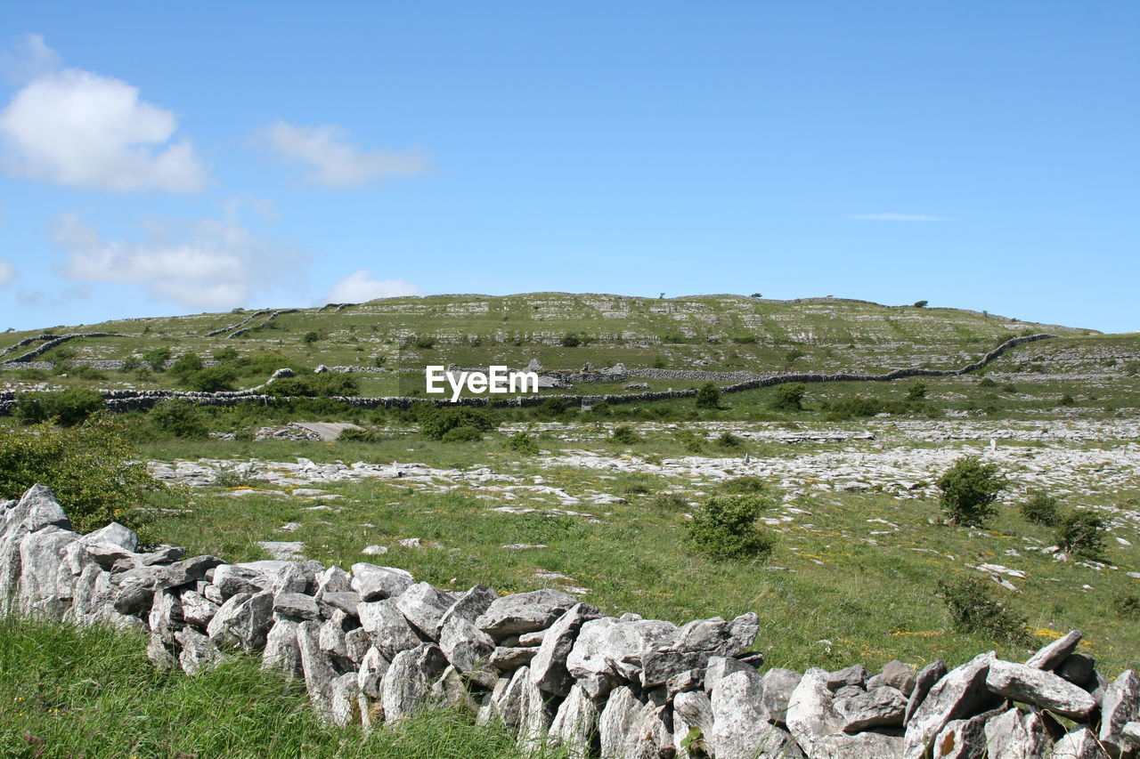 Idyllic shot of landscape against sky