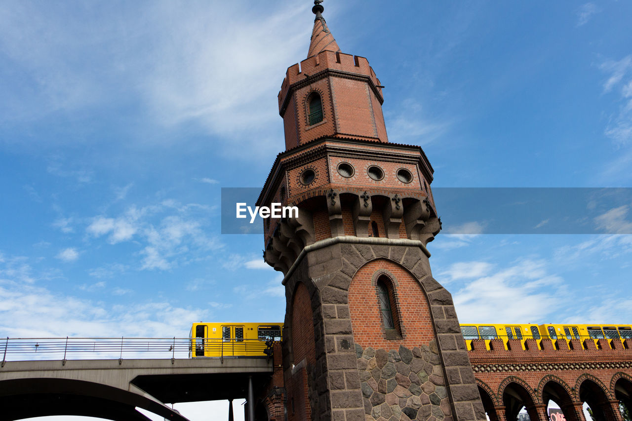 LOW ANGLE VIEW OF CLOCK TOWER