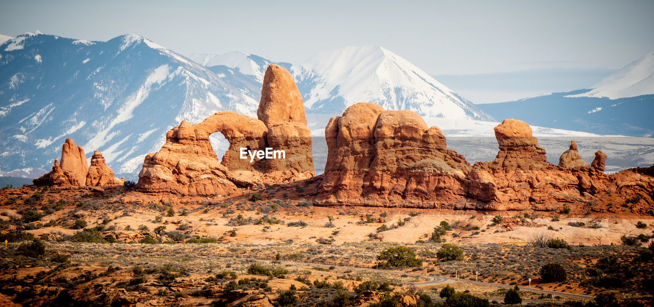 VIEW OF ROCK FORMATION