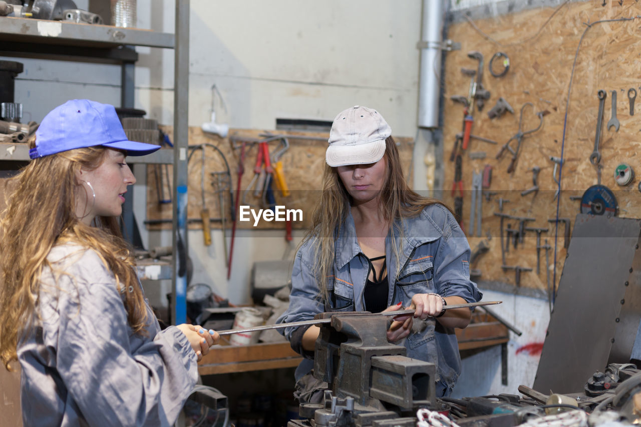 Women working at workshop