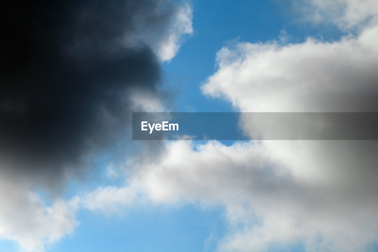 Low angle view of clouds in sky