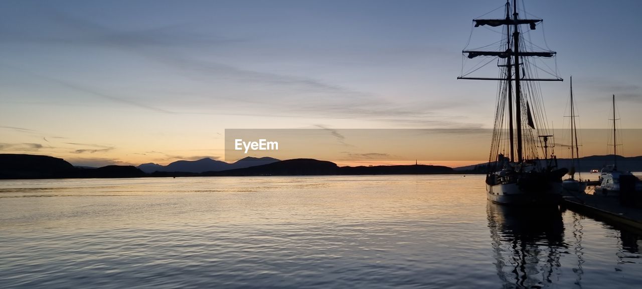 Oban sunset, scotland 