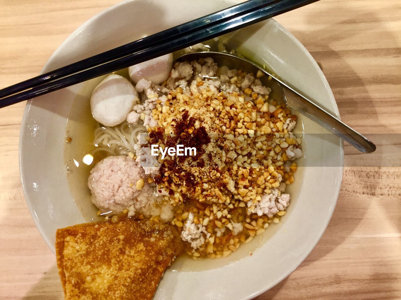 Close-up of food served in bowl