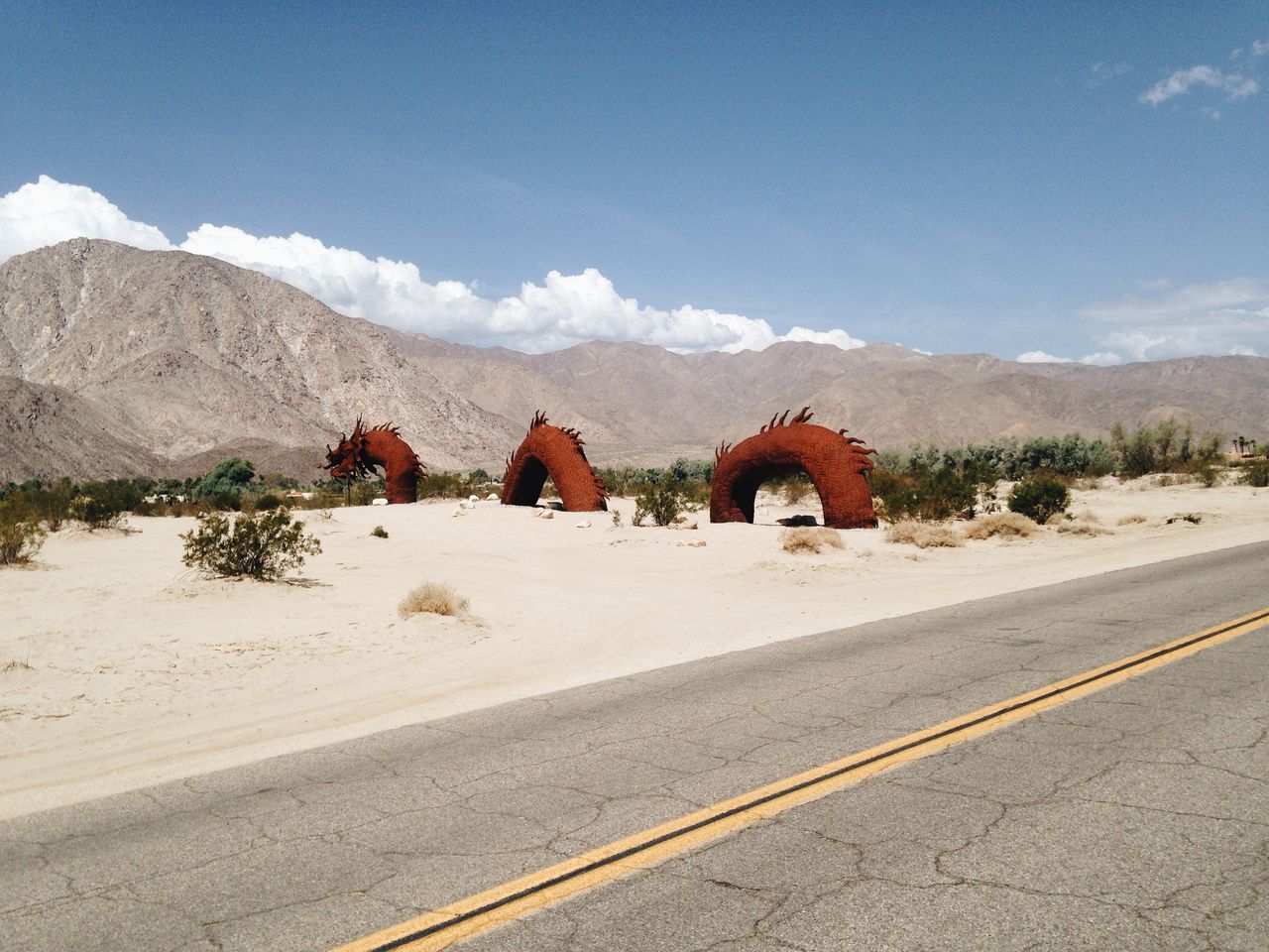 VIEW OF MOUNTAIN RANGE