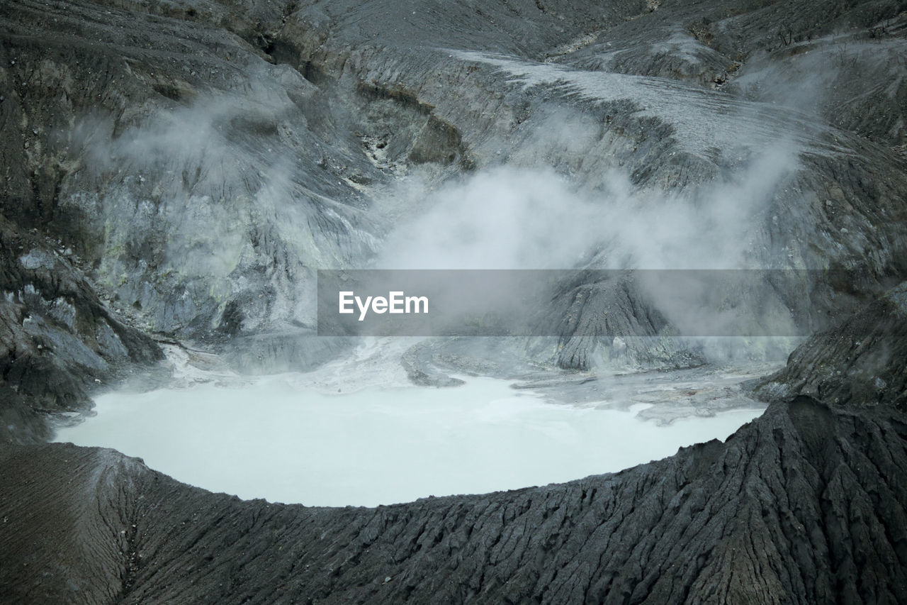 VIEW OF VOLCANIC MOUNTAIN