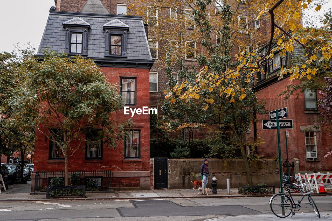 STREET BY BUILDING IN CITY