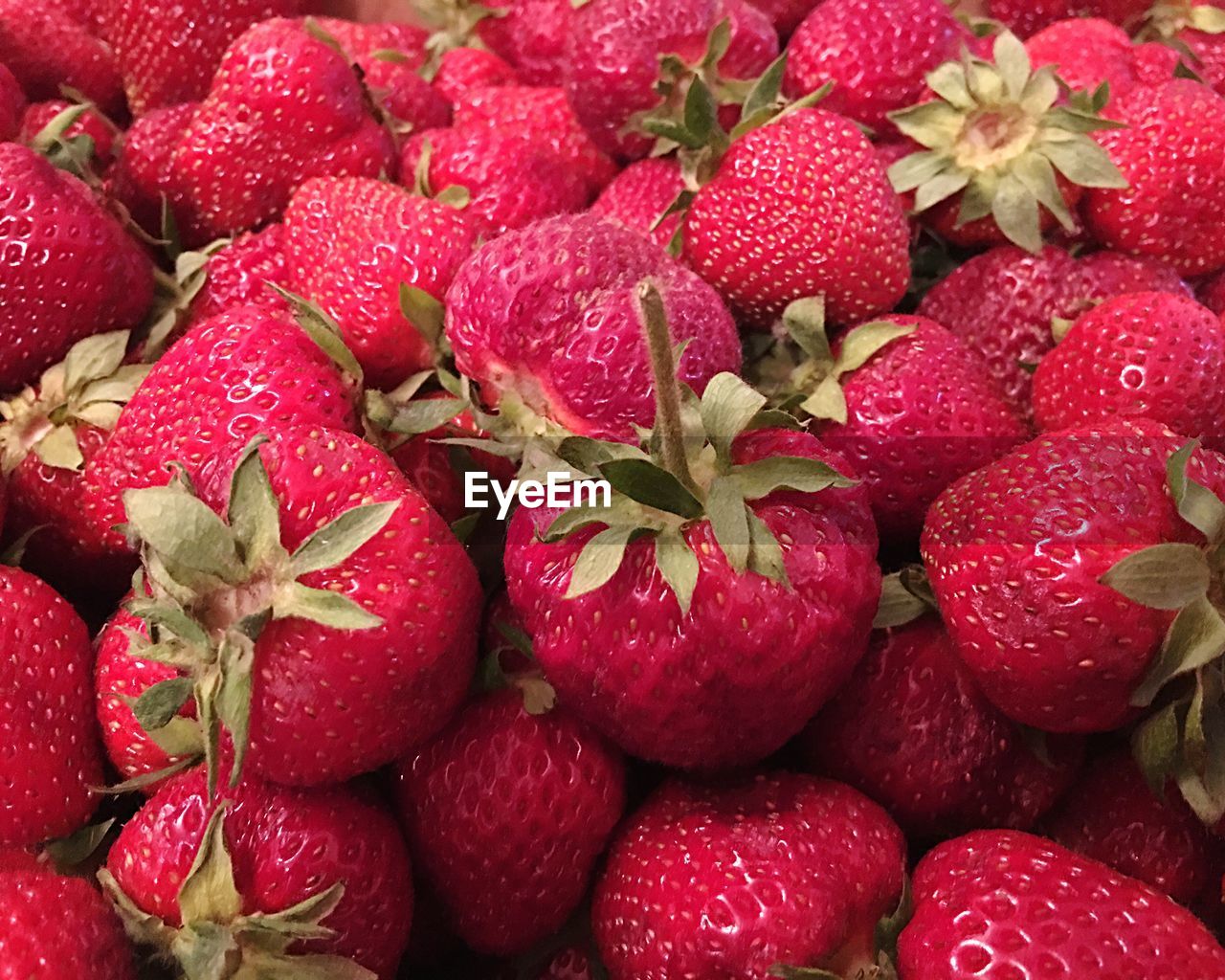 FULL FRAME SHOT OF FRESH STRAWBERRIES